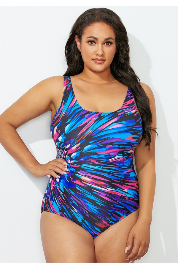 Multi Lightshow Tank OnePiece Swimsuit